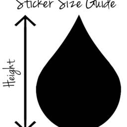 20 X Vinyl Teardrop/Raindrop Stickers. Cardmaking, Crafting, Playroom, Bedroom, Nursery. Mirror, Window, Wall Art Stickers, Mural, Decal - thumbnail 3