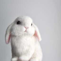 Custom Made Rabbit, Lifelike Felt Rabbit Seal Point Dwarf Lop, Holland Or Any Other Breed - thumbnail 2