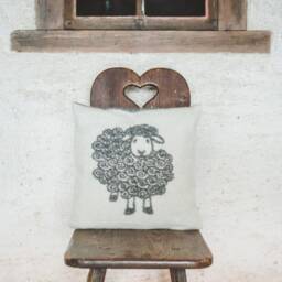 Multiple Colors 40x40 cm Pillow Cushion, Natural Wool New Zealand 100%, Double-Sided Cover, Sheep's, Anti-Allergic - thumbnail 4