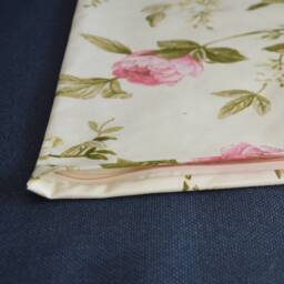 Cream Cushion Cover, 50 X cm, 45 20 Floral Rose Sofa Shabby Chic Christmas Gift - thumbnail 3