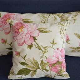 Cream Cushion Cover, 50 X cm, 45 20 Floral Rose Sofa Shabby Chic Christmas Gift - thumbnail 2