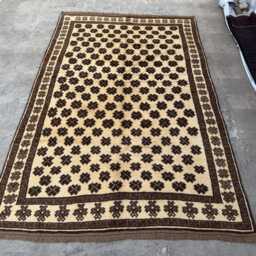 Luxurious 6x9.1 Afghan Turkman Tribal Wool Rug - Traditional Geometric Pattern Carpet Elegant Oriental Area For Living Room, Entryway - thumbnail 2