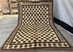 Luxurious 6x9.1 Afghan Turkman Tribal Wool Rug - Traditional Geometric Pattern Carpet Elegant Oriental Area For Living Room, Entryway