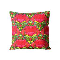 Heals, Mid 70S Vintage Floral Cotton Cushion Cover - thumbnail 1