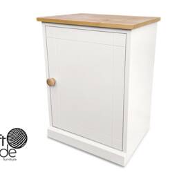 Handmade Narrow Cupboard, Small 1 Door Cabinet With Adjustable Shelves - thumbnail 3