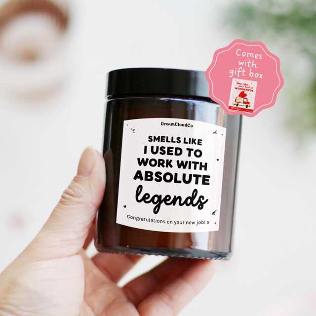 Leaving Gift For Coworker - Farewell Candle Colleague Funny Retirement Him Her From Team Goodbye To Work Bestie - image 1
