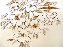 Lampshade With Flowers Berta ??40 cm Country-style - thumbnail 2