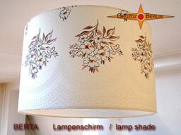 Lampshade With Flowers Berta ??40 cm Country-style - thumbnail 1