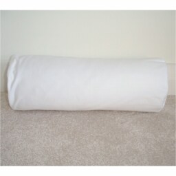 "White Plain Block Solid Colour Pure Bolster Cover 6x16 Pillow Sham Round Ended End Scatter Throw 16""x6"" Cushion Case 16"