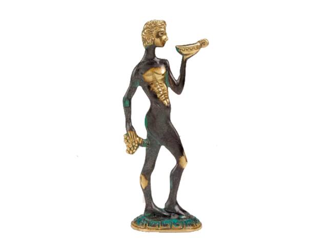 Bronze Dionysus Statue, Greek God Of Wine Sculpture, Handmade Mythology Decor, Museum Style Art, Collector Gift - image 1