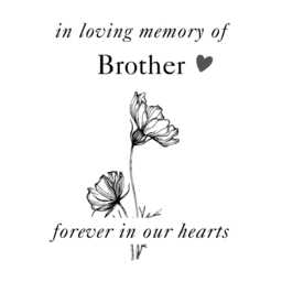 In Loving Memory Of A Brother Candle Candles Gift Brothers - thumbnail 4