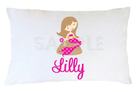 Mermaid Pillow Case, Personalized Pillowcase - image 1