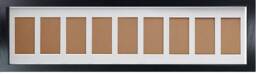 Multi Photo Collage Frame Black Veneer, Holds 1-9 Photos - thumbnail 1