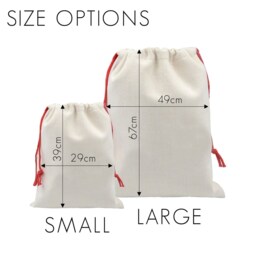 Personalised Christmas Sack - Linen Wreath, Family Toy - thumbnail 3
