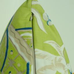 Pillement Grande By Bob Collins & Sons in Lime This Listing Is For One Pillow Cover- Front - Back - thumbnail 3