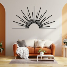 Sun Metal Wall Decor, Sun, Art, Sunrise, Sunrise Beach Room Home Gift - thumbnail 2