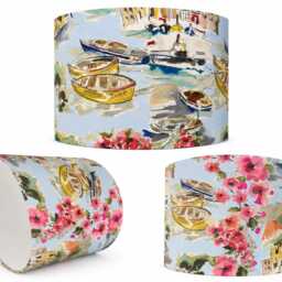 Venice Lamp Shade, River Boating Life Italian Style, For Standard Lamps Or Ceiling Lights - thumbnail 4