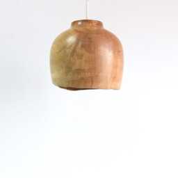 Pendant Light, Wooden Hanging Dining Room Lamp Shade, Natural Kitchen Island Chandelier - thumbnail 4