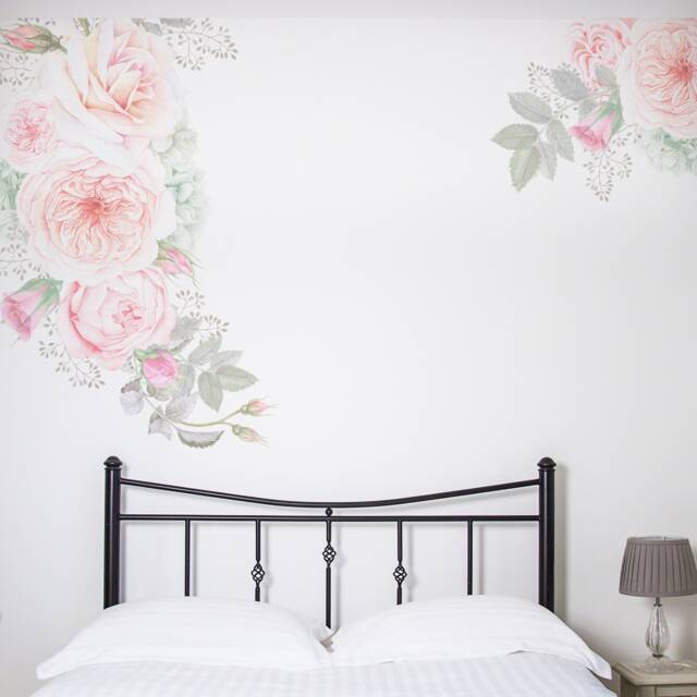 Wall Sicker - Pastel Florals Colours Home Decor Flowers Floral Decals Decor Deocr