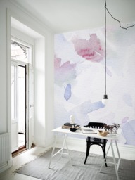 Abstract Watercolor Wall Mural, Wallpaper, Peel & Stick, Removable Decal, Covering, Blue Painting, Art #3 - thumbnail 1