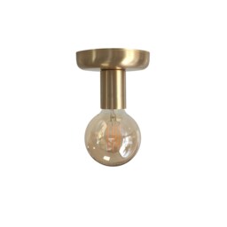 Handmade Brass Flush Mount Ceiling Light Minimalist Sconce - thumbnail 3