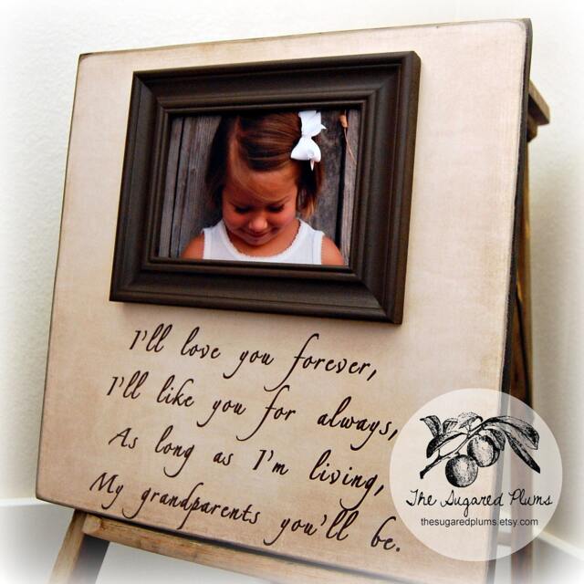 "Personalized Grandparents Photo Frame " - image 1
