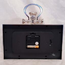 Steampunk Desk Clock, Industrial Gear Art, Vintage Style Table 25cm - thumbnail 4