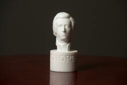 Marble Bust Of Composer Chopin Carved Greek Marble Statue Figurine Artist Sculpture - thumbnail 1