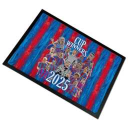Palace Cup Winners 2025 Door Floor Mat Choice Of Sizes Great Gift For Crystal Fans Players