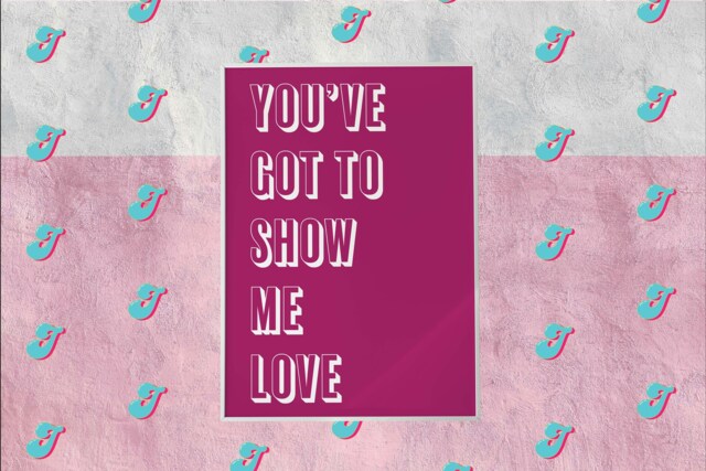 You've Got To Show Me Love Wall Art Print, Robin S Song Lyrics, 90S Music Lover, Typography Home Decor, Gallery Wall, Dance