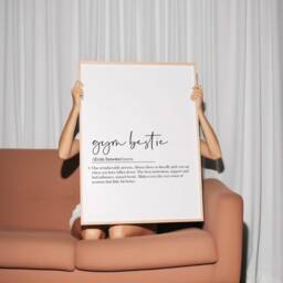 Gym Bestie Print, Gym Bestie, Prints, Buddy, Gifts, Quotes, Team, Quote, Crossfit Print - thumbnail 3