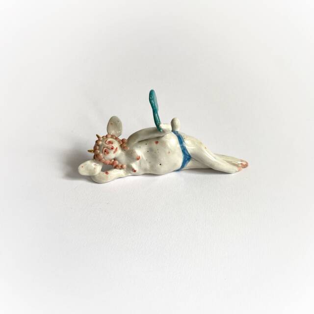 Decorative Female Figurine, Devil Girl, Gift For Feminist, Lesbian Wedding Gift, Deities & Demigods, Folklore Decor, Feminine Table Decor - image 1