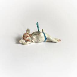Decorative Female Figurine, Devil Girl, Gift For Feminist, Lesbian Wedding Gift, Deities & Demigods, Folklore Decor, Feminine Table Decor