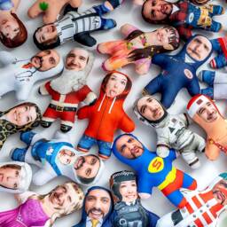 Super Plumber Mario - Personalised Mini Me??? Photo Doll/Face Teddy Novelty Gift - thumbnail 4