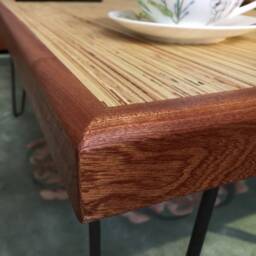 Coffee Table Hand Made End Grain Plywood - Reclaimed Wood Industrial Furniture - thumbnail 3
