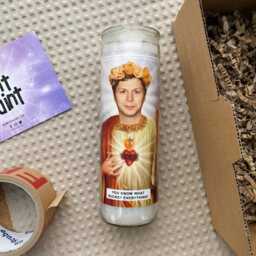Saint Michael Cera Prayer Candle Scented Vegan Soy Wax, 120Hr Burn - thumbnail 2