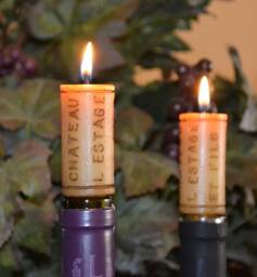 Wholesale Wine Cork Candles 15 Sets. Ships Free - thumbnail 2