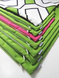Decorative Macaw Sunbrella?? Pillow Cover, Modern Lime Green Toss Pillows For Patio & Pool, Accent Cushion Cover By Mazizmuse - thumbnail 1