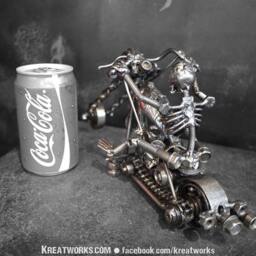 Metal Skeleton Rider - Small Item - thumbnail 4