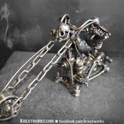 Metal Skeleton Rider - Small Item - thumbnail 3