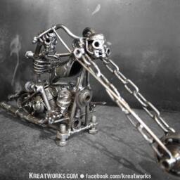 Metal Skeleton Rider - Small Item - thumbnail 2