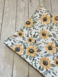Sunflower Baby Changing Mat, Sunflower Wedge Changing Mat, Baby Anti Roll Mat - thumbnail 1