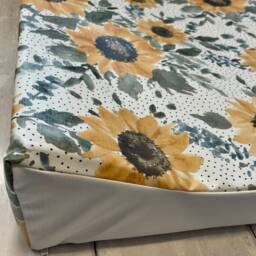 Sunflower Baby Changing Mat, Sunflower Wedge Changing Mat, Baby Anti Roll Mat - thumbnail 3