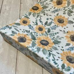 Sunflower Baby Changing Mat, Sunflower Wedge Changing Mat, Baby Anti Roll Mat - thumbnail 2