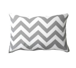 "Grey Pillow Cover. Gray Cover-Gray Zigzag Pillow-Gray & White Chevron Pillow..16"", 17"", 18"", 20"" 24"" 26" - thumbnail 2