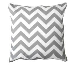"Grey Pillow Cover. Gray Cover-Gray Zigzag Pillow-Gray & White Chevron Pillow..16"", 17"", 18"", 20"" 24"" 26" - thumbnail 1