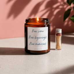 New Home Candle Gift, Housewarming Beginnings Candle, Moving House Personalised Or Label Only Option - thumbnail 1