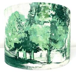 Tuscany Landscape Lampshade Italy Countryside Green Light Shade - thumbnail 4