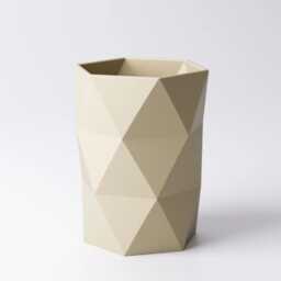 Geometric Pen Pot - Makeup Brush Holder & Desk Tidy - thumbnail 4