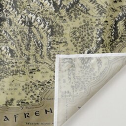 Wales Cymraeg Tapestry, Fantasy Map, Welsh Wall Hanging, Cymru Picnic Blanket, Tapestry Throw - thumbnail 2